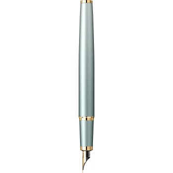 Ручка перьевая Parker IM Rituals F331, Green Gradient GT (Перо F)