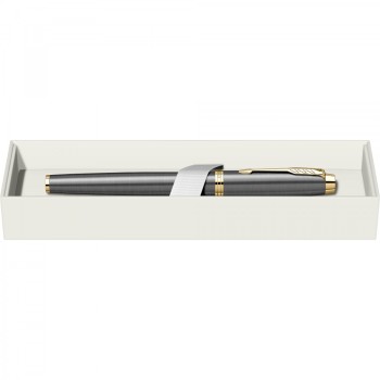Перьевая ручка Parker IM Premium, Grey Core GT (Перо M)